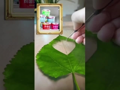 A Leaf Carving of YangZhangGui's Vermicelli and Noodle with Vegetable and Marinated Egg