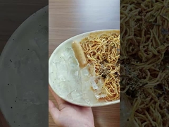 What about cook the hot chicken noodles with ice?