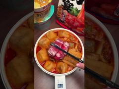 Cooking the wide noodles in a healthy way!