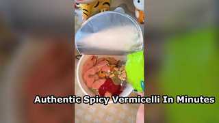 Spicy Chinese Sweet Potato Vermicelli Quick Meal