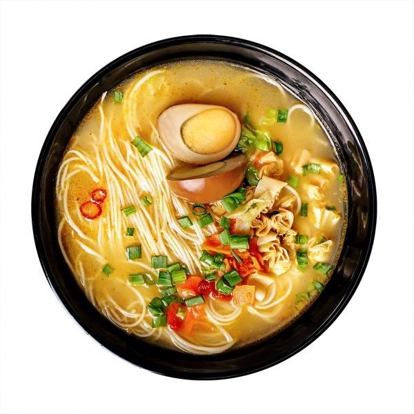 166g Non Fried Ramen Instant Noodles Rich Ingredients with Vegetables or Eggs for a New Experience