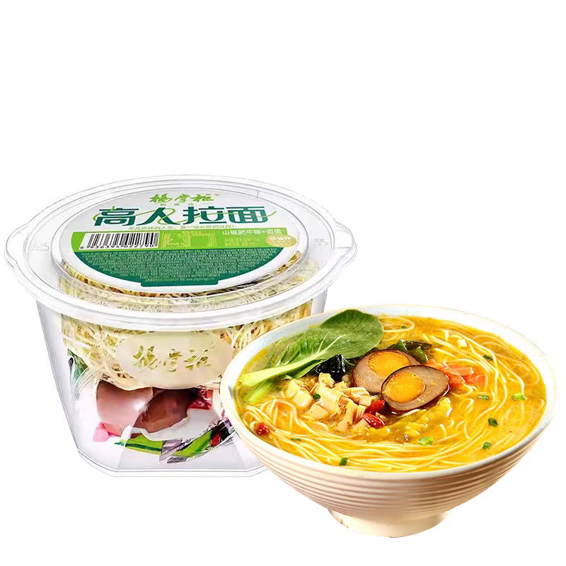 Non Fried Soup Instant Noodles Spicy Beef Flavor Ramen Instant Noodles China glass noodles
