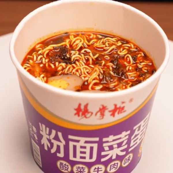 189g*12 Vermicelli and Noodles Pickled Mustard Greens Beef Flavor Made with Vegetable Ingredients
