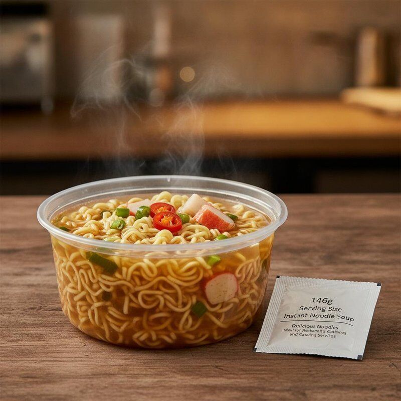 146g Serving Size Instant Noodle Soup Featuring Delicious Noodles Ideal for Restaurants Cafeterias and Catering Services